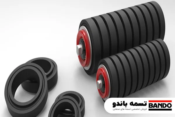 قیمت رولیک نوار نقاله ( رولیک و غلطک صنعتی ) 7 رولیک ضربه گیر در کانوایر
