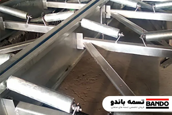 قیمت رولیک نوار نقاله ( رولیک و غلطک صنعتی ) 10 رولیک گالوانیزه کانوایر